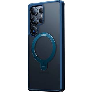 TORRAS - Samsung Galaxy S25 Ultra - Ostand Spin Hybrid Cover m. Kickstand - Mørkeblå