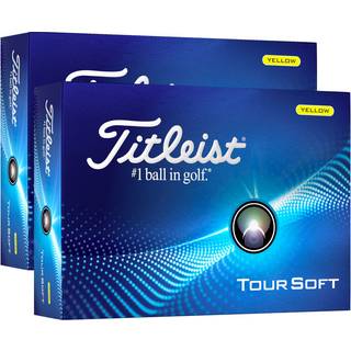 Titleist Tour Soft Golfbälle, yellow