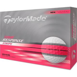 TaylorMade Ball Tour Response Stripe 2025 - Pakke med 12 stk., pink