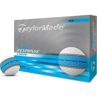 TaylorMade Ball Tour Response Stripe 2025 - Pakke med 12 stk., blå
