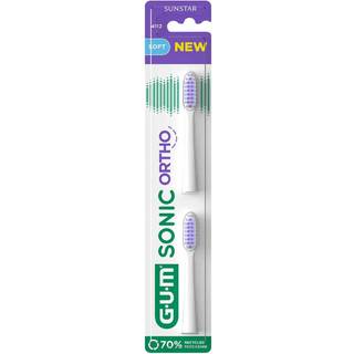 GUM Sonic Ortho Børstehoveder 2 stk. Refill