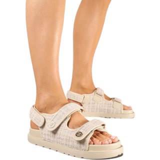 Justina dame sandaler DM439 - Beige - 40