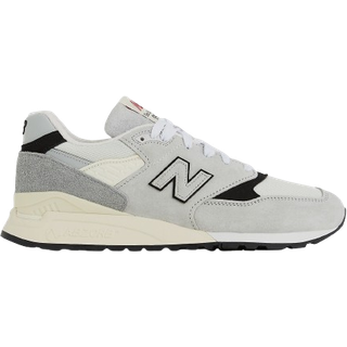 New Balance Unisex Made in USA 998 i Grå/Sort læder, Størrelse 40