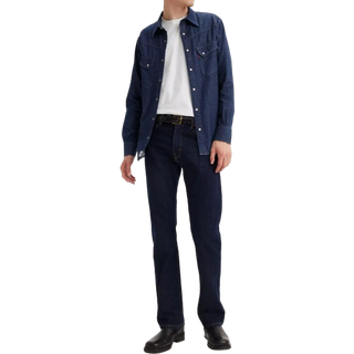 Levi's Herre 517 bootcut-snit jeans - Medium stonewash-finish, 33W x 34L, Holdbare, Passer over støvler