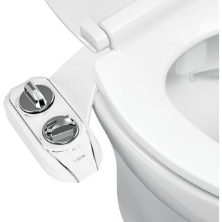 Luxe Bidet Neo 120 Plus-Kun patenteret Bidet-tilknytning til toiletstolinnovative h?ngsler til reng?ring af dias-in let installation Advanced 360