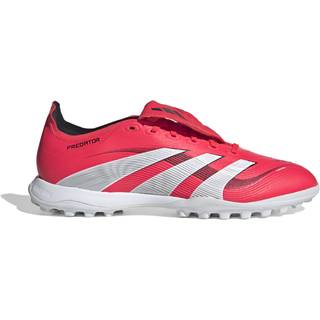 Predator League Fold-Over Tongue Turf Boots - Lucid Red / Cloud White / Core Black - 40 2/3