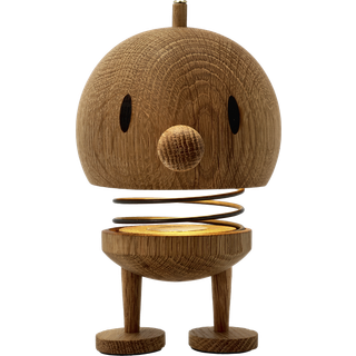 Bumble LED Lampe fra Hoptimist - Oak farve - Eg/Rustfrit stål