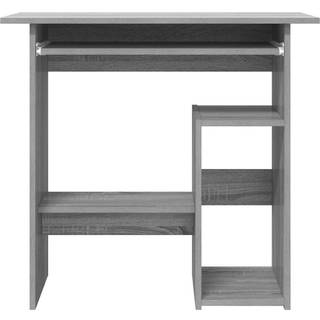 Skrivebord 80X45X74 Cm Konstrueret Træ - Grå sonoma-eg