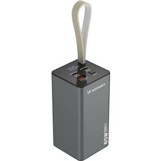 30000mAh powerbank med 65W hurtigopladning, 2xUSB-C og 1xUSB til laptop og mobil