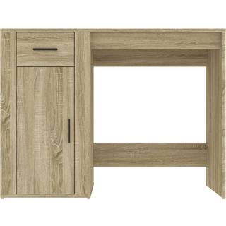 Skrivebord 100X49X75 Cm Konstrueret Træ Etræsfarve - Sonoma-eg