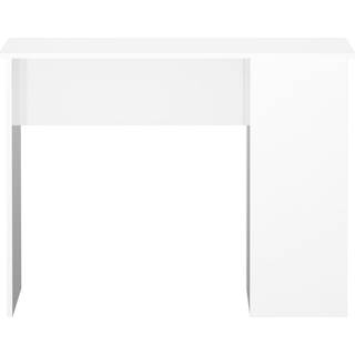 Skrivebord 100X55X75 Cm Konstrueret Træ - Hvid højglans