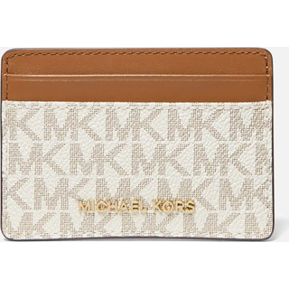 MK Logo Card Case - Natural - Michael Kors - ONE SIZE