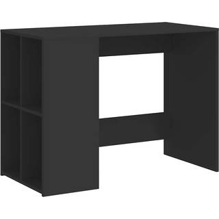 Skrivebord 102X50X75 Cm Konstrueret Træ - Sort