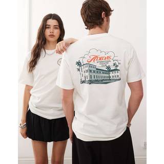 adidas Sportswear Club Scenic T Shirt Off White
