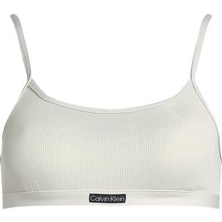 Bralette Bikini Top - CK Rib - Beige - S