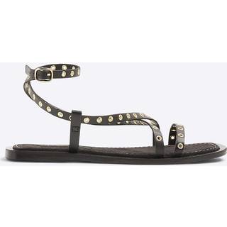 River Island Eyelet Strappy Flat Sandalseu38