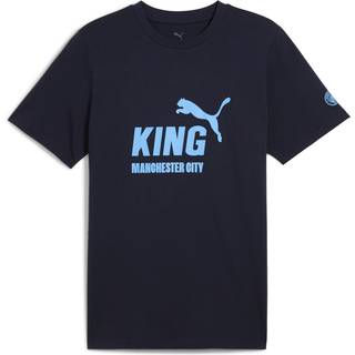PUMA Manchester City FC King T-Shirt, Navy - XXL