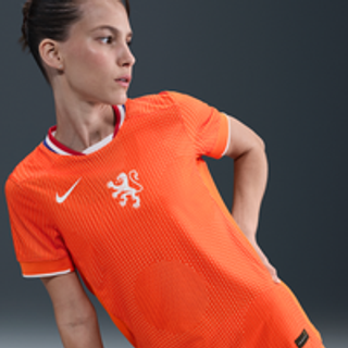 Holland 2025 Match Home Nike Dri-FIT ADV Authentic-fodboldspillertrøje (kvindehold) til kvinder - Orange - XS (EU 32-34)