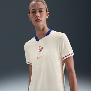FFF 2025 Match Away (kvindehold) Nike Dri-FIT ADV Authentic-fodboldspillertrøje til kvinder - brun - XS (EU 32-34)