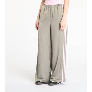 adidas originals adidas Originals Green Soccer Summer Satin Pinstripe Wide Leg Trousers