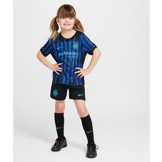Inter Milan 2025/26 Stadium Home Nike Football Replica-sæt i tre dele til mindre børn - blå - L