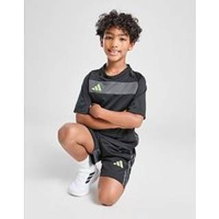 adidas Tiro T-Shirt/Shorts Set Children, Black - 6-7Y