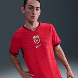 Norge 2025 Match Home (kvindehold) Nike Dri-FIT ADV Authentic-fodboldspillertrøje til mænd - rød - XXL