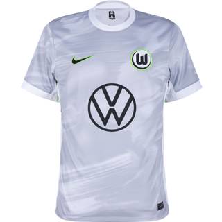 Kortærmet Vfl Wolfsburg 2025/26 Stadium Away Nike Dri-FIT Replica-fodboldtrøje til mænd - hvid - XL