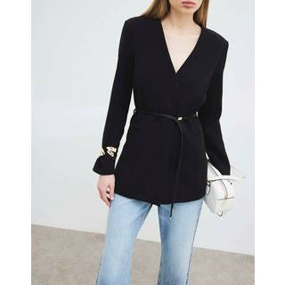River Island River Island Black Belted Blazer