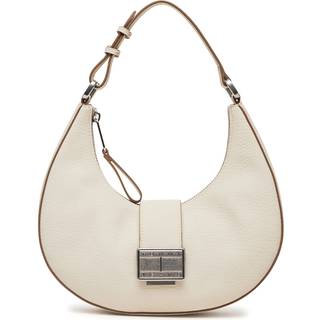Logo Push Lock Hobo Bag
