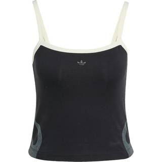 Flames tanktop - Black / Off White - 2XL