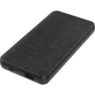 Sandstrøm 10000mAh powerbank med PD (sort) - På lager i butik