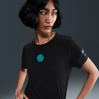 Inter Milan Nike Football-T-shirt til kvinder - sort - S (EU 36-38)