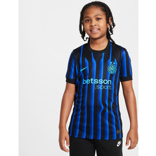 Inter Milan 2025/26 Stadium Home Nike Dri-FIT Replica-fodboldspillertrøje til større børn - blå - L