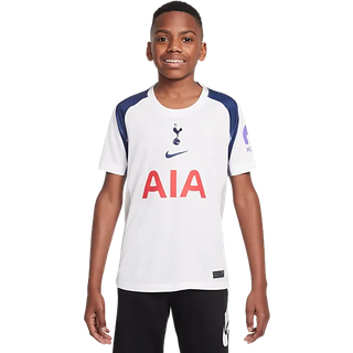 Tottenham Hotspur 2025/26 Stadium Home Nike Dri-FIT Replica-fodboldspillertrøje til større børn - hvid - XS