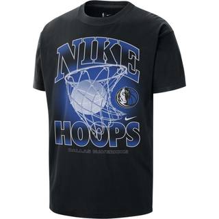 Dallas Mavericks Courtside Nike NBA-T-shirt til mænd - sort - XL
