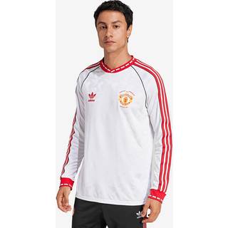 Manchester United '91 Long Sleeve udebanetrøje - White - 3XL