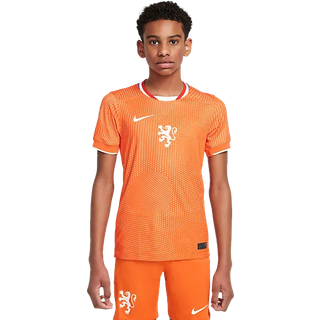 Holland 2025 Stadium Home (kvindehold) Nike Dri-FIT Replica-fodboldspillertrøje til større børn - Orange - L