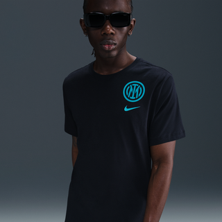 Inter Milan Nike Football-T-shirt til mænd - sort - XS