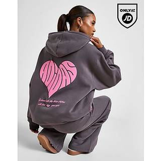 adidas Originals Heart Hoodie, Grey - L