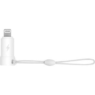 Sandstrøm USB-C til Lightning-kabel adapter (hvid)
