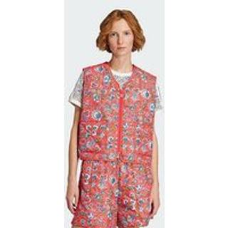 adidas Originals x Liberty London quiltet vest - Semi Lucid Red / Multicolor