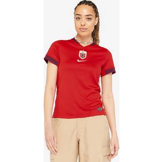 Norge 2025 Stadium Home (kvindehold) Nike Dri-FIT Replica-fodboldspillertrøje til kvinder - rød - S (EU 36-38)