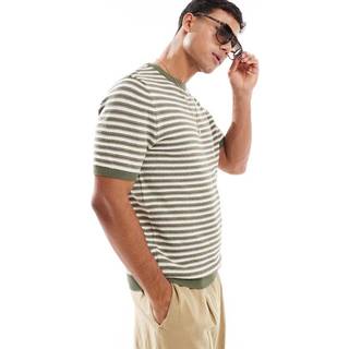 Threadbare Threadbare stribet tekstureret T-shirt