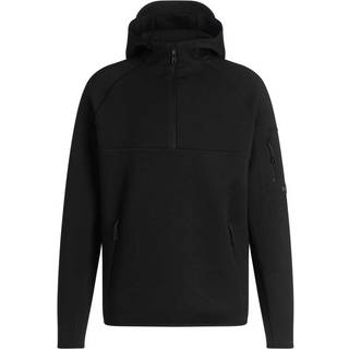 BOSS Urban Tech 1/4 Zip Hooded Jacket, Black - L