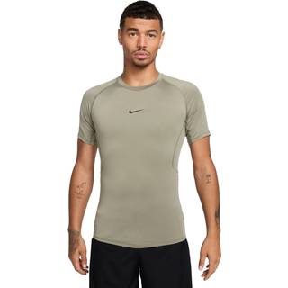 Tætsiddende Nike Pro Dri-FIT-fitnessoverdel med korte ærmer til mænd - grøn - XL