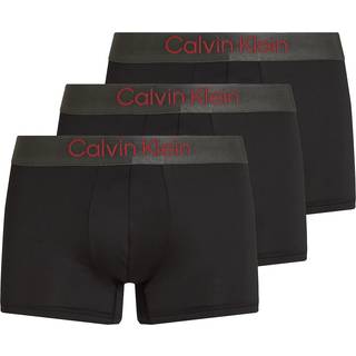 Calvin Klein Underwear 3-Pack Micro Stretch Trunks, Black