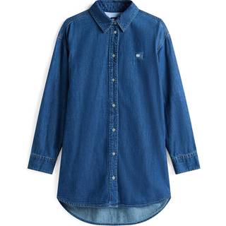 Relaxed Denim Shirt Dress