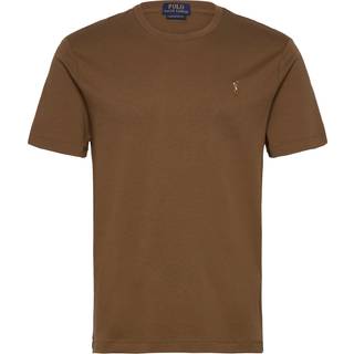 Polo Ralph Lauren Luxury Pima Cotton Crew Neck T-Shirt Nature Brown