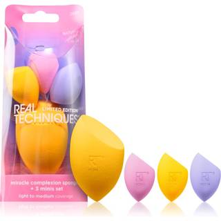 Real Techniques Miracle Complexion Sponge +3 minis set Makeupsvamp - 4 stk.
